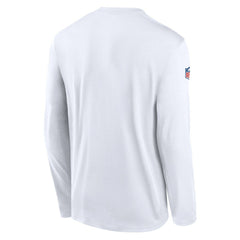 New York Jets Legend Small Logo Dri-FIT Long Sleeve T-Shirt - White - Nike