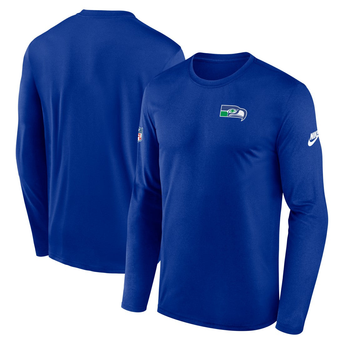 Seattle Seahawks Legend Small Logo Dri-FIT Long Sleeve T-Shirt - Royal - Nike