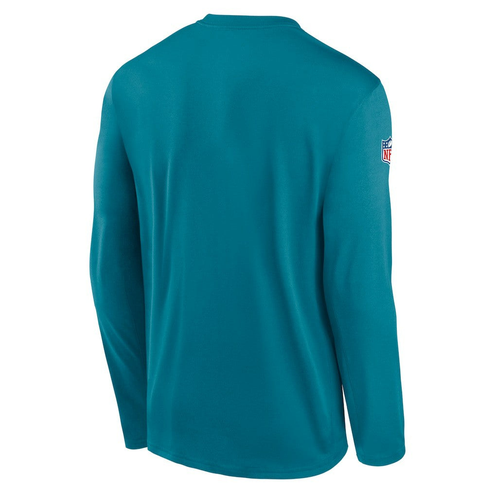 Jacksonville Jaguars Legend Small Logo Dri-FIT Long Sleeve T-Shirt - Teal - Nike
