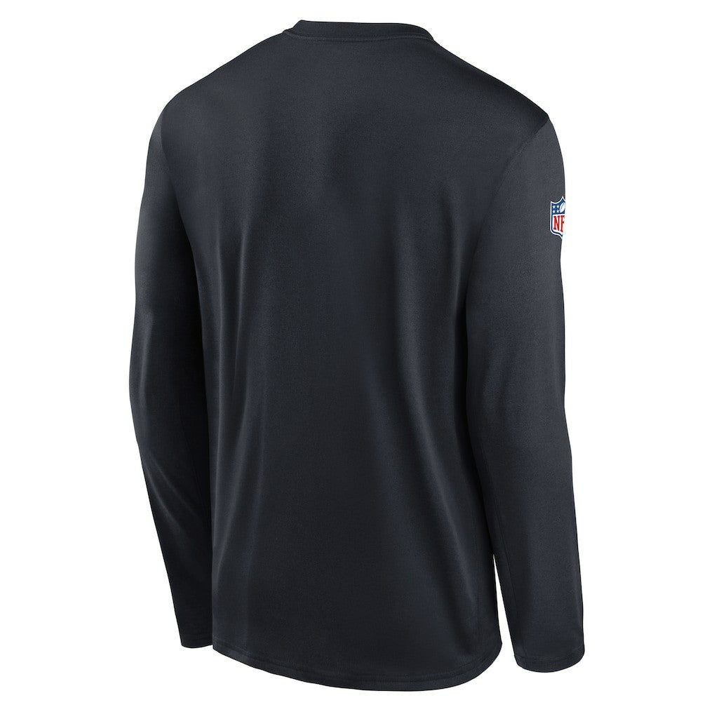 Houston Texans Legend Small Logo Dri-FIT Long Sleeve T-Shirt - Navy - Nike