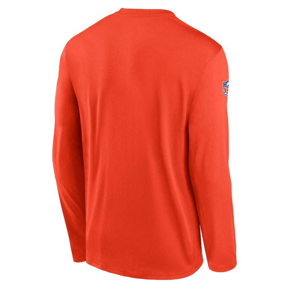 Cleveland Browns Legend Small Logo Dri-FIT Long Sleeve T-Shirt - Orange - Nike