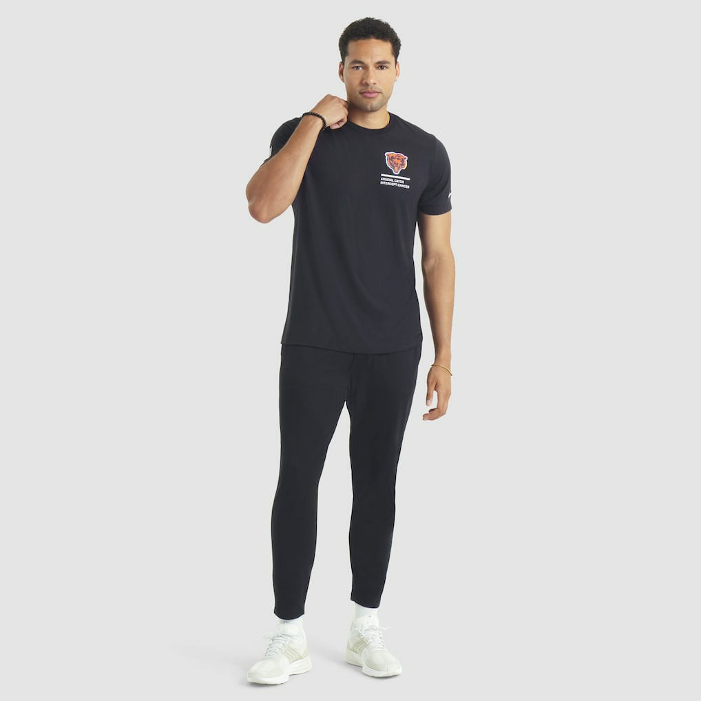 Chicago Bears 2025 NFL Crucial Catch Tri-Blend Dri-FIT T-Shirt - Black - Nike