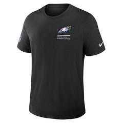 Philadelphia Eagles 2025 NFL Crucial Catch Tri-Blend Dri-FIT T-Shirt - Black - Nike