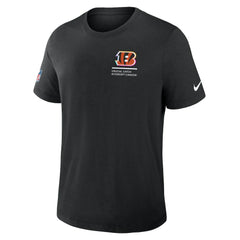 Cincinnati Bengals 2025 NFL Crucial Catch Tri-Blend Dri-FIT T-Shirt - Black - Nike