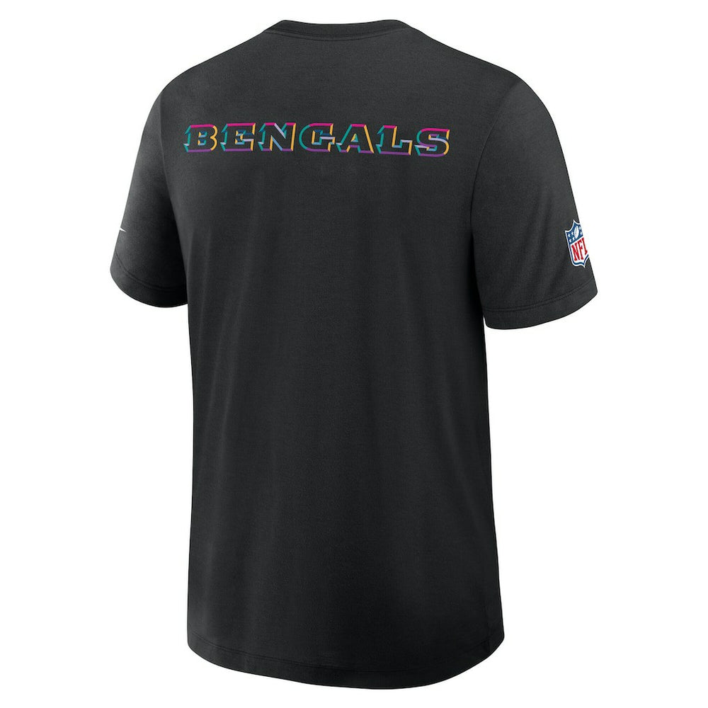 Cincinnati Bengals 2025 NFL Crucial Catch Tri-Blend Dri-FIT T-Shirt - Black - Nike