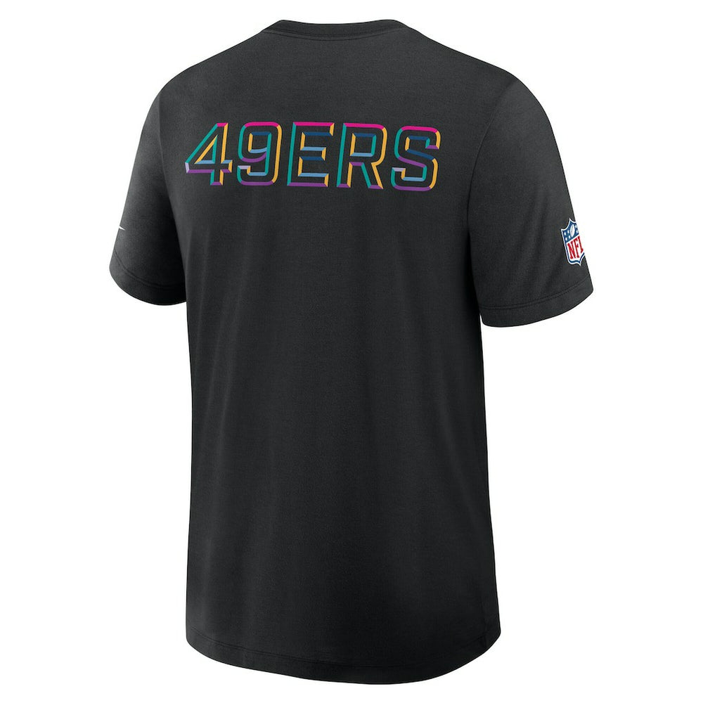 San Francisco 49ers 2025 NFL Crucial Catch Tri-Blend Dri-FIT T-Shirt - Black - Nike