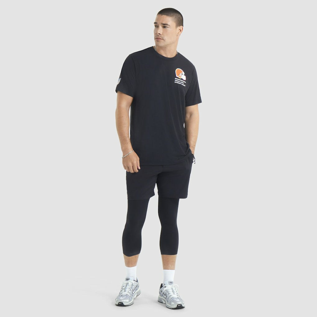 Cleveland Browns 2025 NFL Crucial Catch Tri-Blend Dri-FIT T-Shirt - Black - Nike