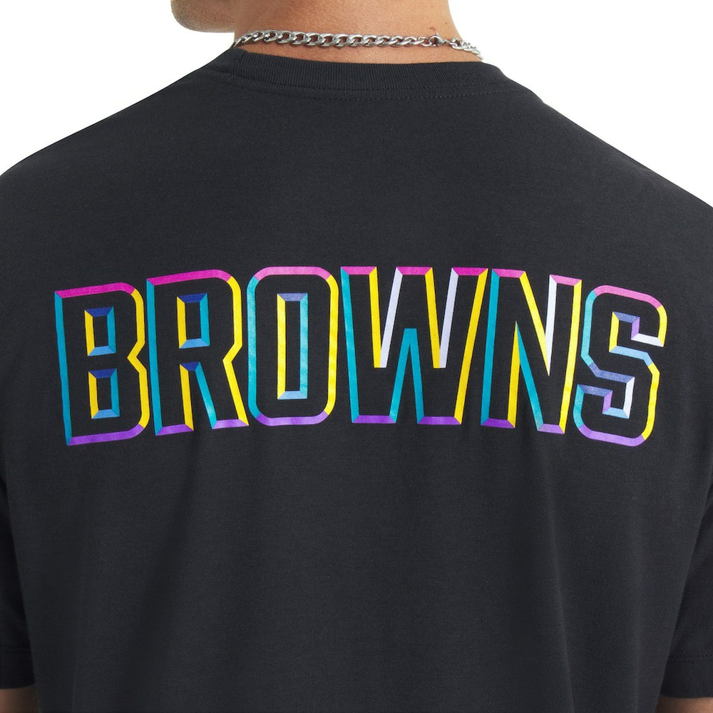 Cleveland Browns 2025 NFL Crucial Catch Tri-Blend Dri-FIT T-Shirt - Black - Nike
