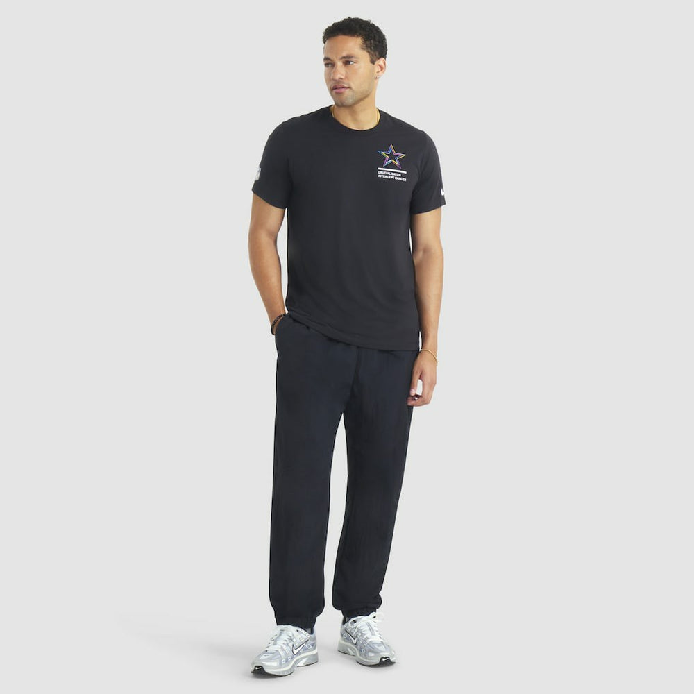 Dallas Cowboys 2025 NFL Crucial Catch Tri-Blend Dri-FIT T-Shirt - Black - Nike