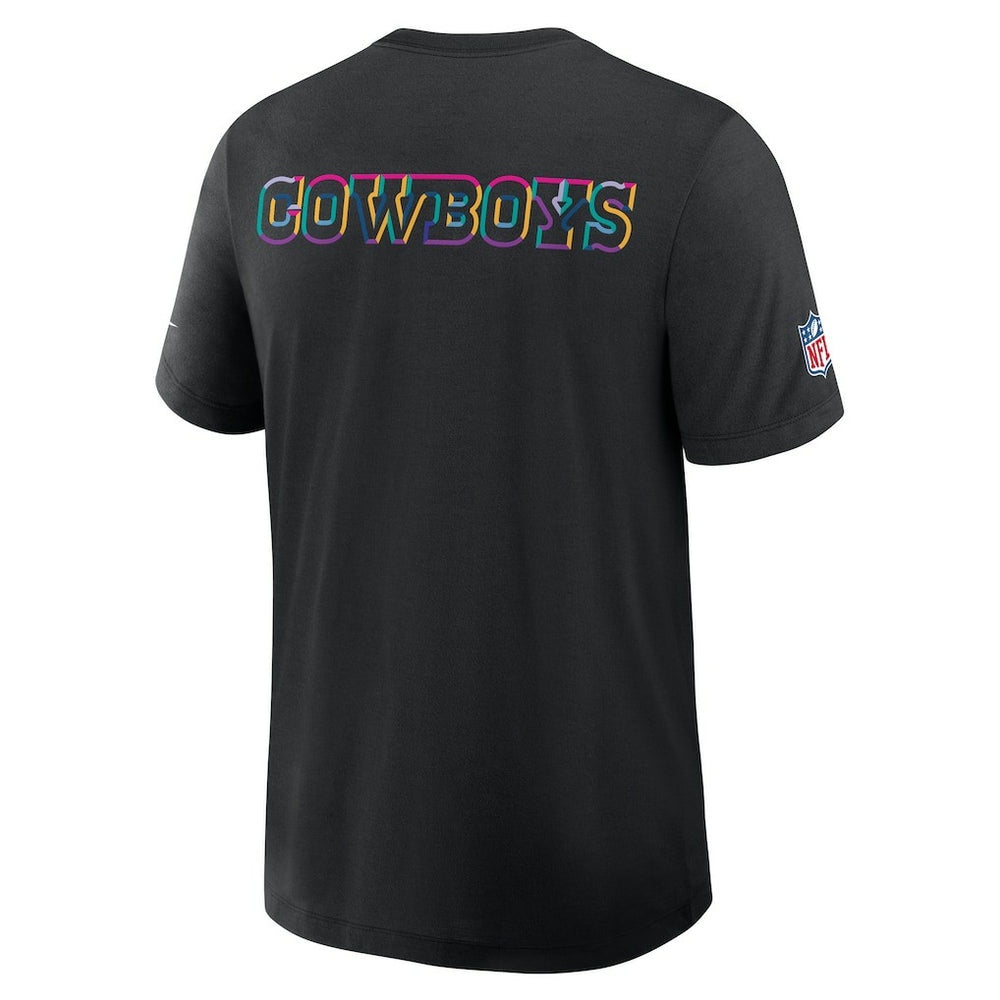 Dallas Cowboys 2025 NFL Crucial Catch Tri-Blend Dri-FIT T-Shirt - Black - Nike