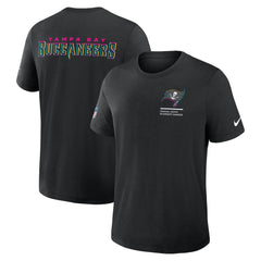 Tampa Bay Buccaneers 2025 NFL Crucial Catch Tri-Blend Dri-FIT T-Shirt - Black - Nike