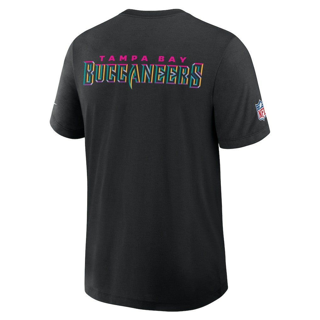 Tampa Bay Buccaneers 2025 NFL Crucial Catch Tri-Blend Dri-FIT T-Shirt - Black - Nike