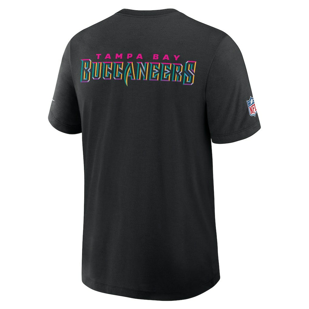 Tampa Bay Buccaneers 2025 NFL Crucial Catch Tri-Blend Dri-FIT T-Shirt - Black - Nike