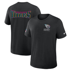 Tennessee Titans 2025 NFL Crucial Catch Tri-Blend Dri-FIT T-Shirt - Black - Nike