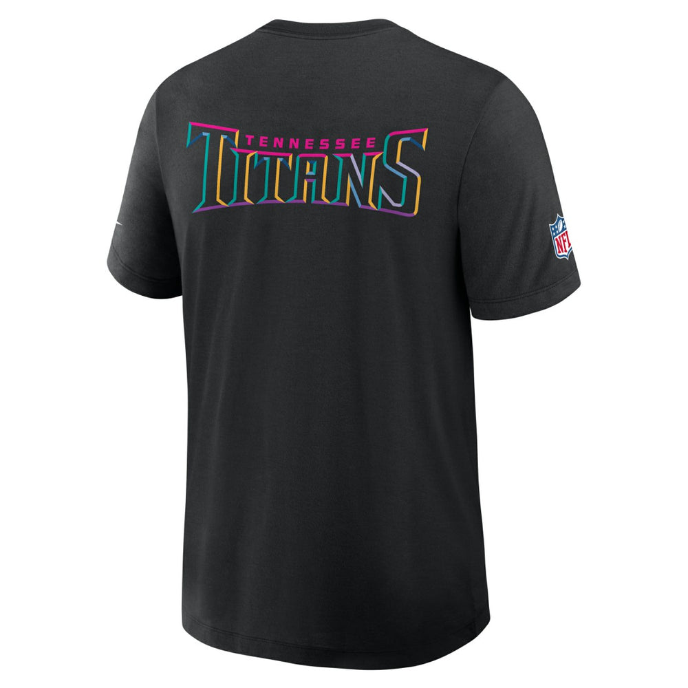 Tennessee Titans 2025 NFL Crucial Catch Tri-Blend Dri-FIT T-Shirt - Black - Nike
