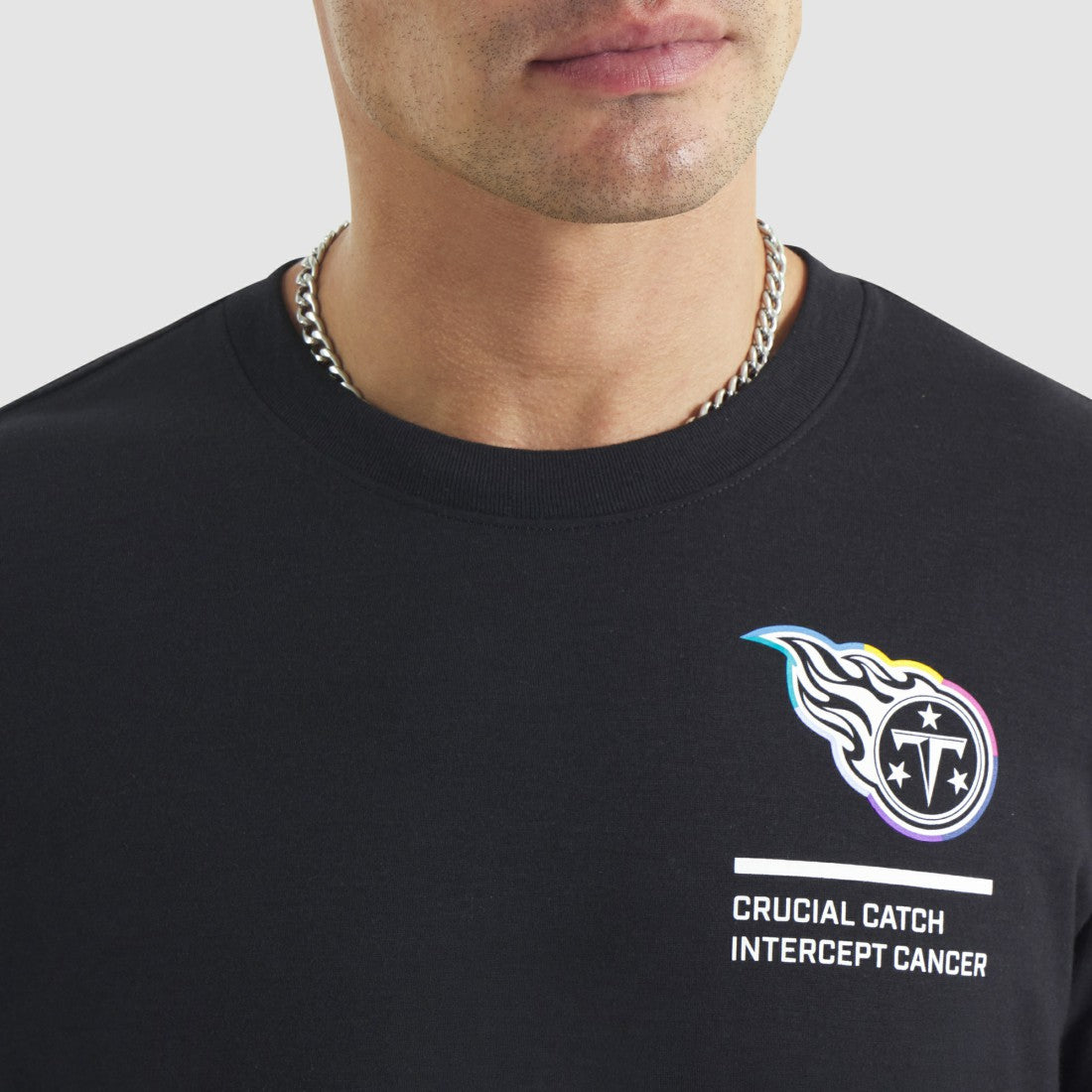 Tennessee Titans 2025 NFL Crucial Catch Tri-Blend Dri-FIT T-Shirt - Black - Nike
