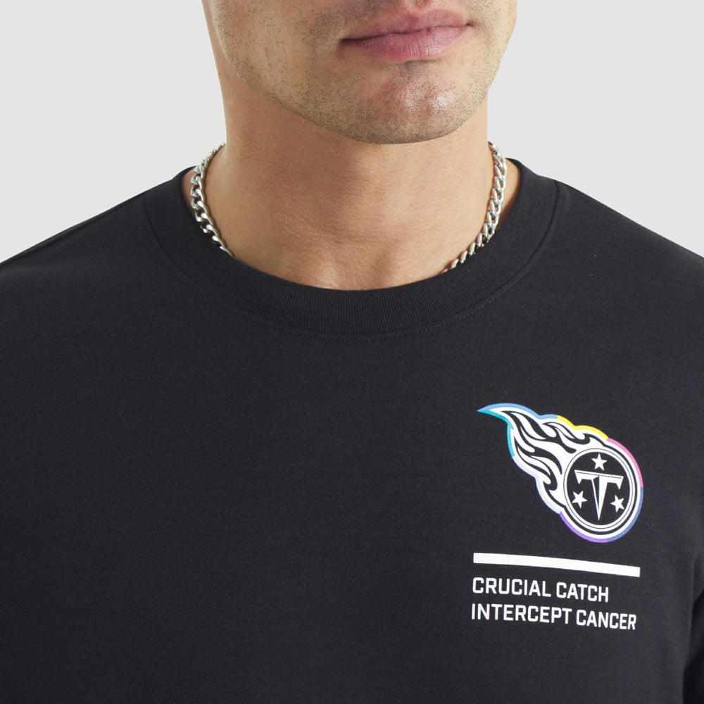Tennessee Titans 2025 NFL Crucial Catch Tri-Blend Dri-FIT T-Shirt - Black - Nike