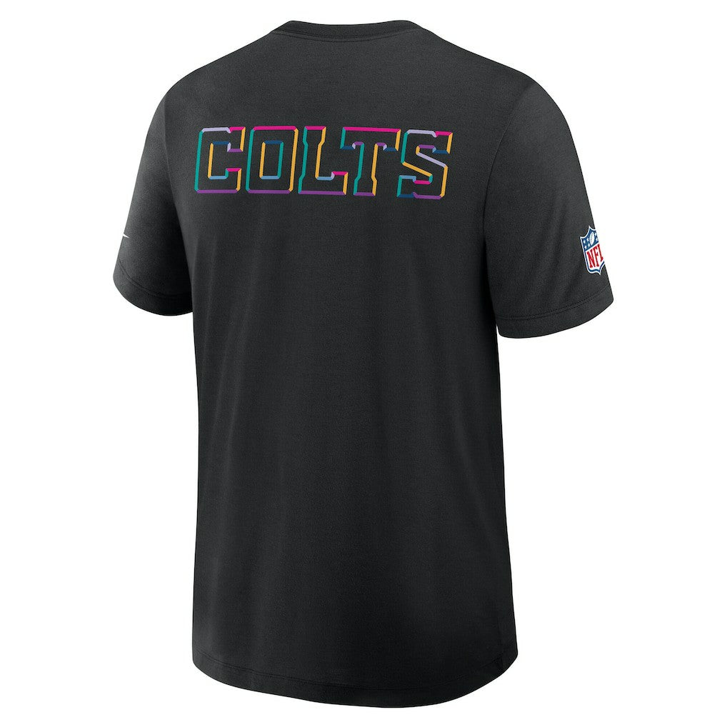 Indianapolis Colts 2025 NFL Crucial Catch Tri-Blend Dri-FIT T-Shirt - Black - Nike