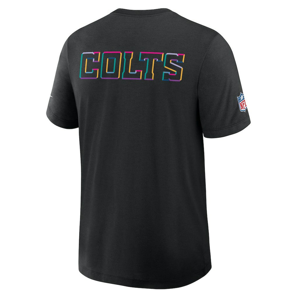 Indianapolis Colts 2025 NFL Crucial Catch Tri-Blend Dri-FIT T-Shirt - Black - Nike