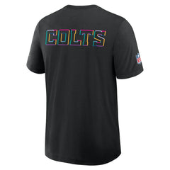 Indianapolis Colts 2025 NFL Crucial Catch Tri-Blend Dri-FIT T-Shirt - Black - Nike