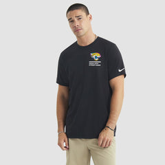 Jacksonville Jaguars 2025 NFL Crucial Catch Tri-Blend Dri-FIT T-Shirt - Black - Nike