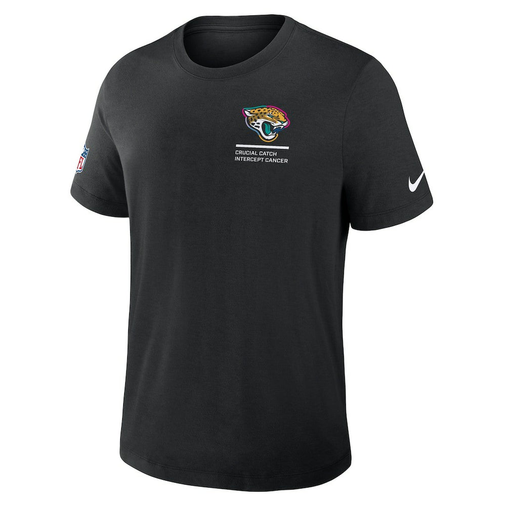 Jacksonville Jaguars 2025 NFL Crucial Catch Tri-Blend Dri-FIT T-Shirt - Black - Nike