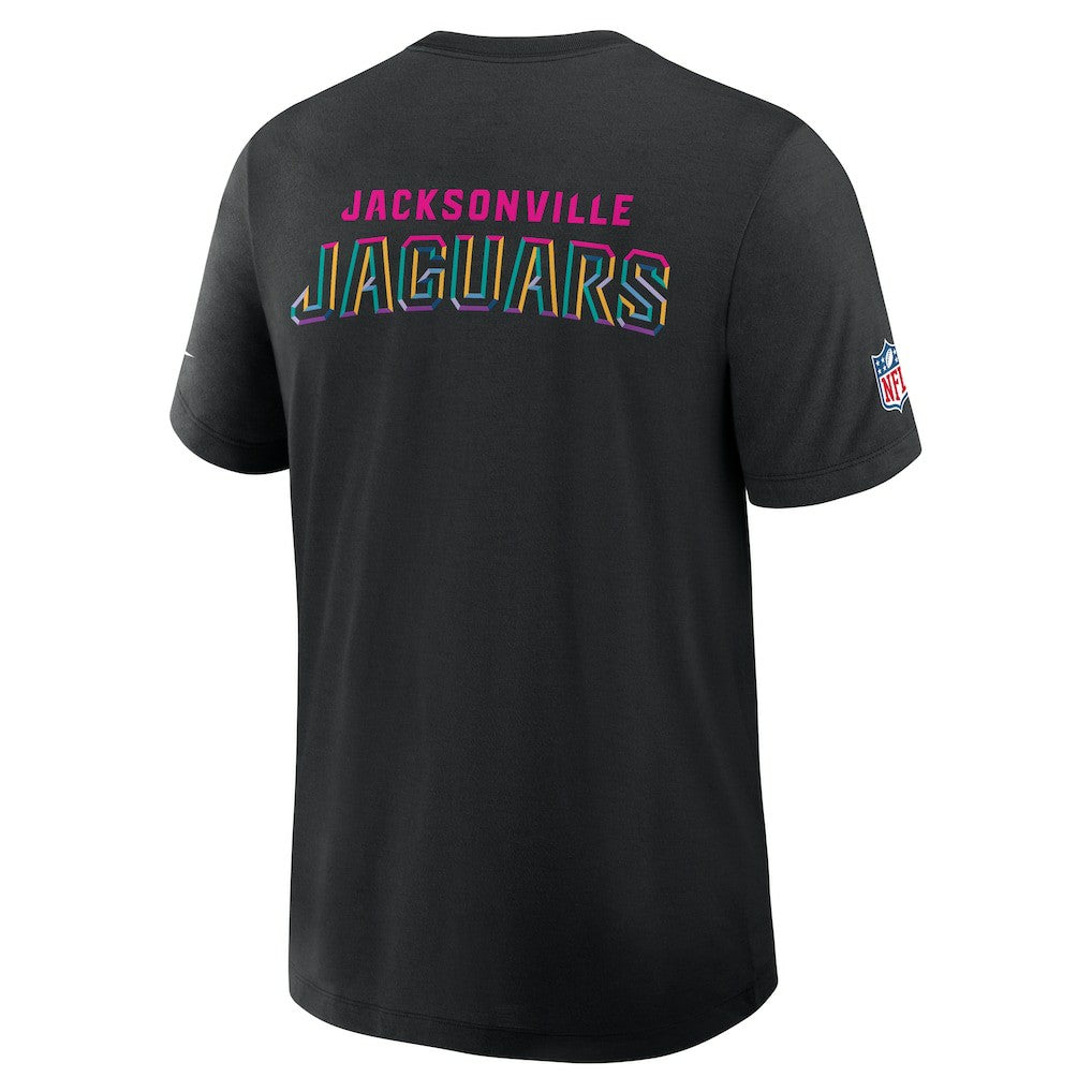 Jacksonville Jaguars 2025 NFL Crucial Catch Tri-Blend Dri-FIT T-Shirt - Black - Nike