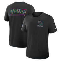 New York Giants 2025 NFL Crucial Catch Tri-Blend Dri-FIT T-Shirt - Black - Nike