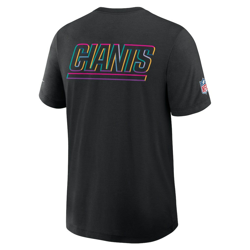 New York Giants 2025 NFL Crucial Catch Tri-Blend Dri-FIT T-Shirt - Black - Nike