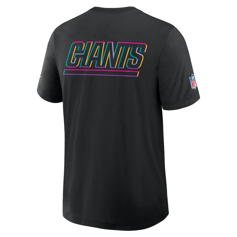 New York Giants 2025 NFL Crucial Catch Tri-Blend Dri-FIT T-Shirt - Black - Nike