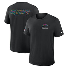 Los Angeles Chargers 2025 NFL Crucial Catch Tri-Blend Dri-FIT T-Shirt - Black - Nike