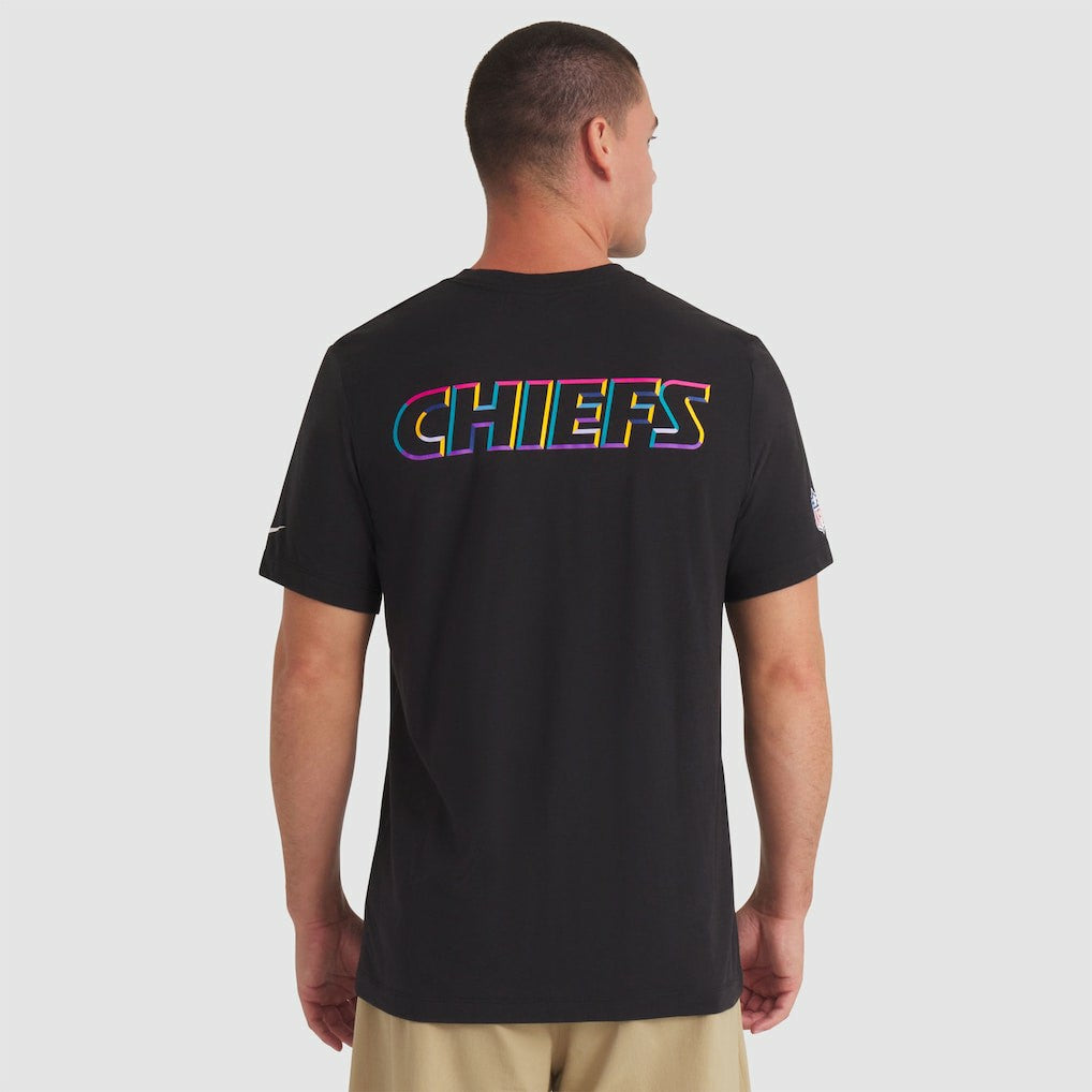 Kansas City Chiefs 2025 NFL Crucial Catch Tri-Blend Dri-FIT T-Shirt - Black - Nike
