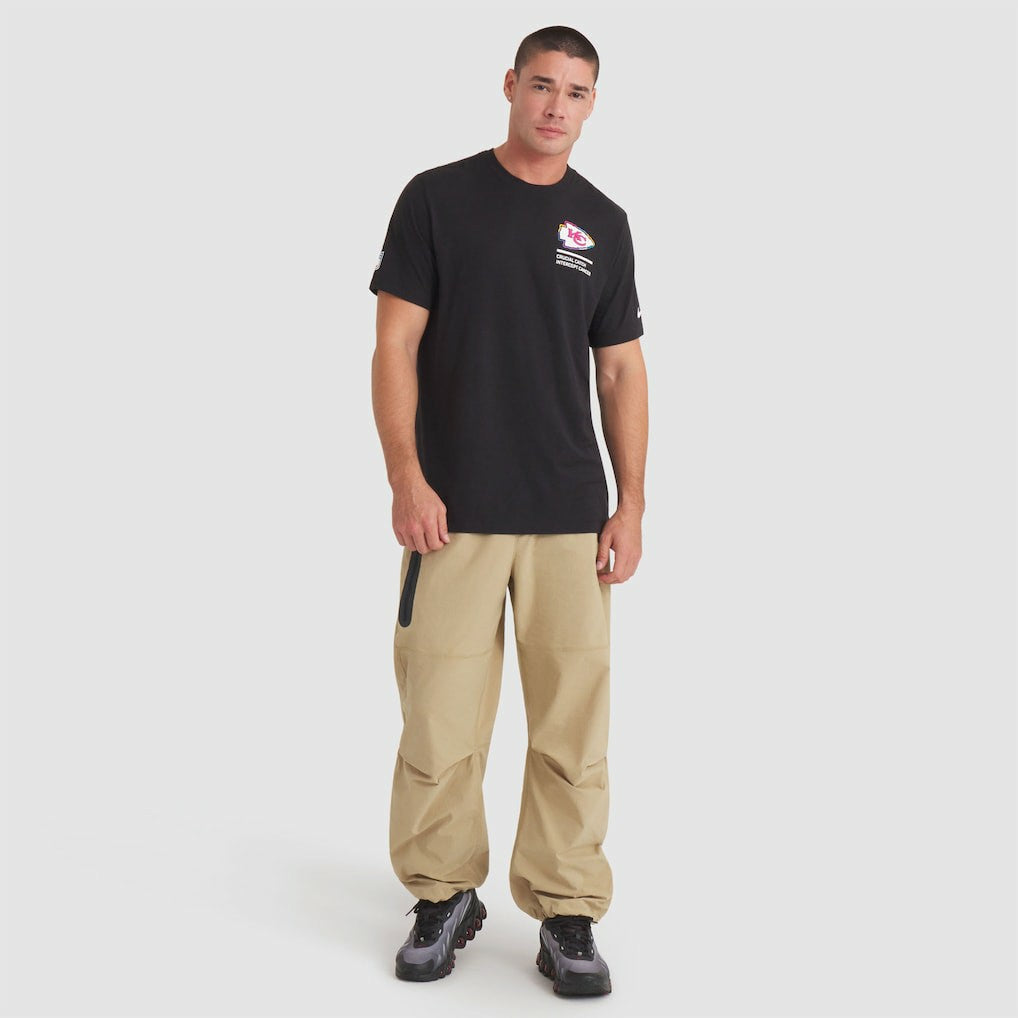 Kansas City Chiefs 2025 NFL Crucial Catch Tri-Blend Dri-FIT T-Shirt - Black - Nike