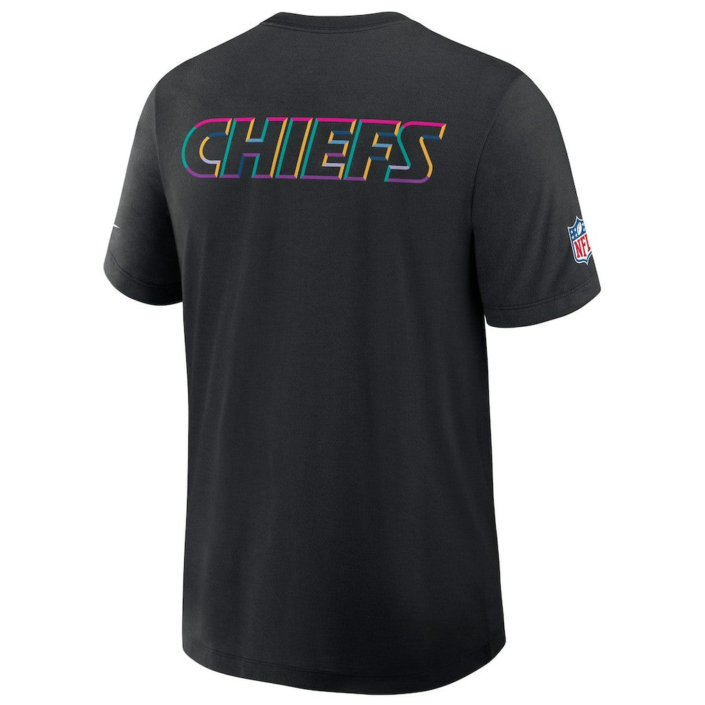 Kansas City Chiefs 2025 NFL Crucial Catch Tri-Blend Dri-FIT T-Shirt - Black - Nike
