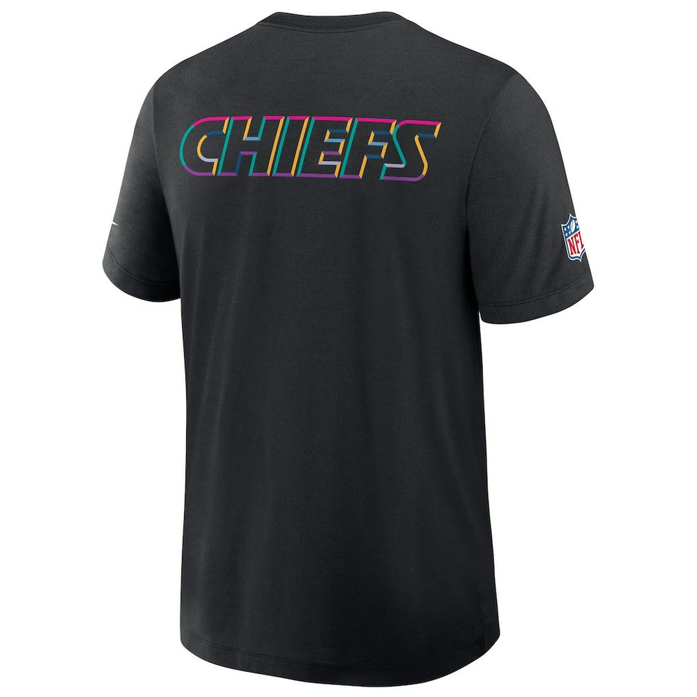 Kansas City Chiefs 2025 NFL Crucial Catch Tri-Blend Dri-FIT T-Shirt - Black - Nike