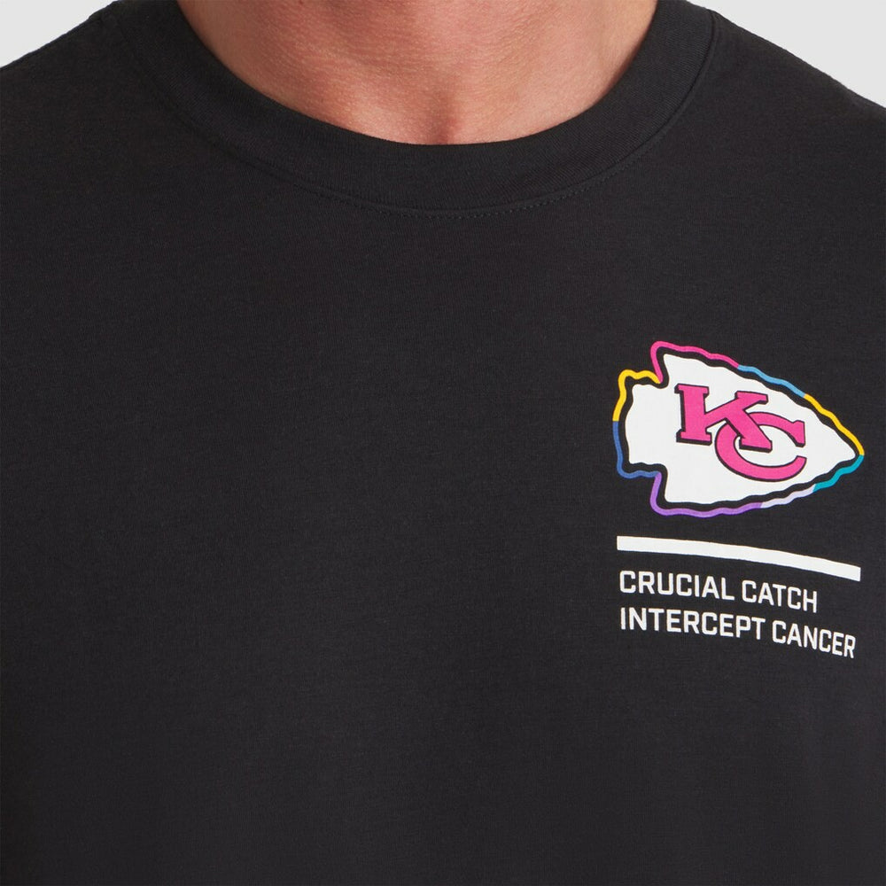 Kansas City Chiefs 2025 NFL Crucial Catch Tri-Blend Dri-FIT T-Shirt - Black - Nike