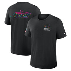 New York Jets 2025 NFL Crucial Catch Tri-Blend Dri-FIT T-Shirt - Black - Nike