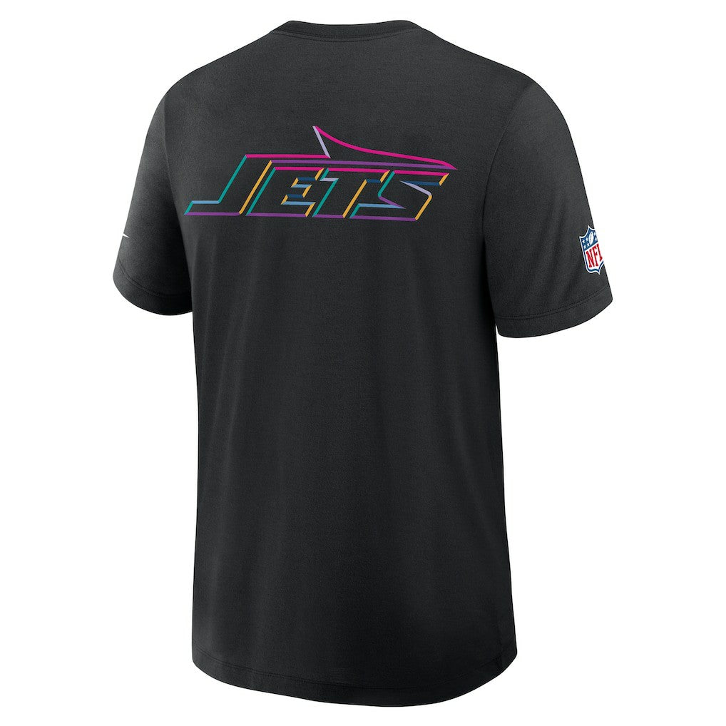 New York Jets 2025 NFL Crucial Catch Tri-Blend Dri-FIT T-Shirt - Black - Nike
