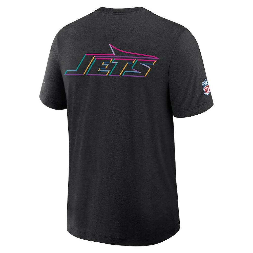 New York Jets 2025 NFL Crucial Catch Tri-Blend Dri-FIT T-Shirt - Black - Nike
