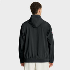 Detroit Lions Sideline Alt Pack Anorak Half-Zip Hoodie Jacket - Black - Nike