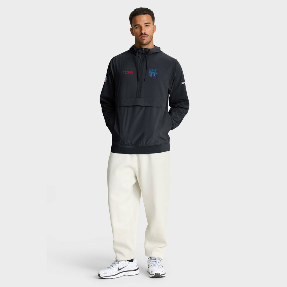 Houston Texans Sideline Alt Pack Anorak Half-Zip Hoodie Jacket - Navy - Nike