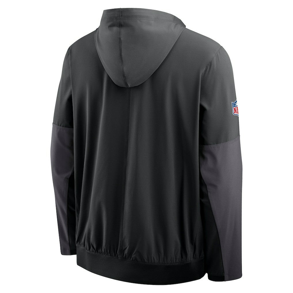 Cincinnati Bengals Sideline Anorak Half-Zip Hoodie Jacket - Black - Nike