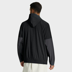 Las Vegas Raiders Sideline Anorak Half-Zip Hoodie Jacket - Black - Nike