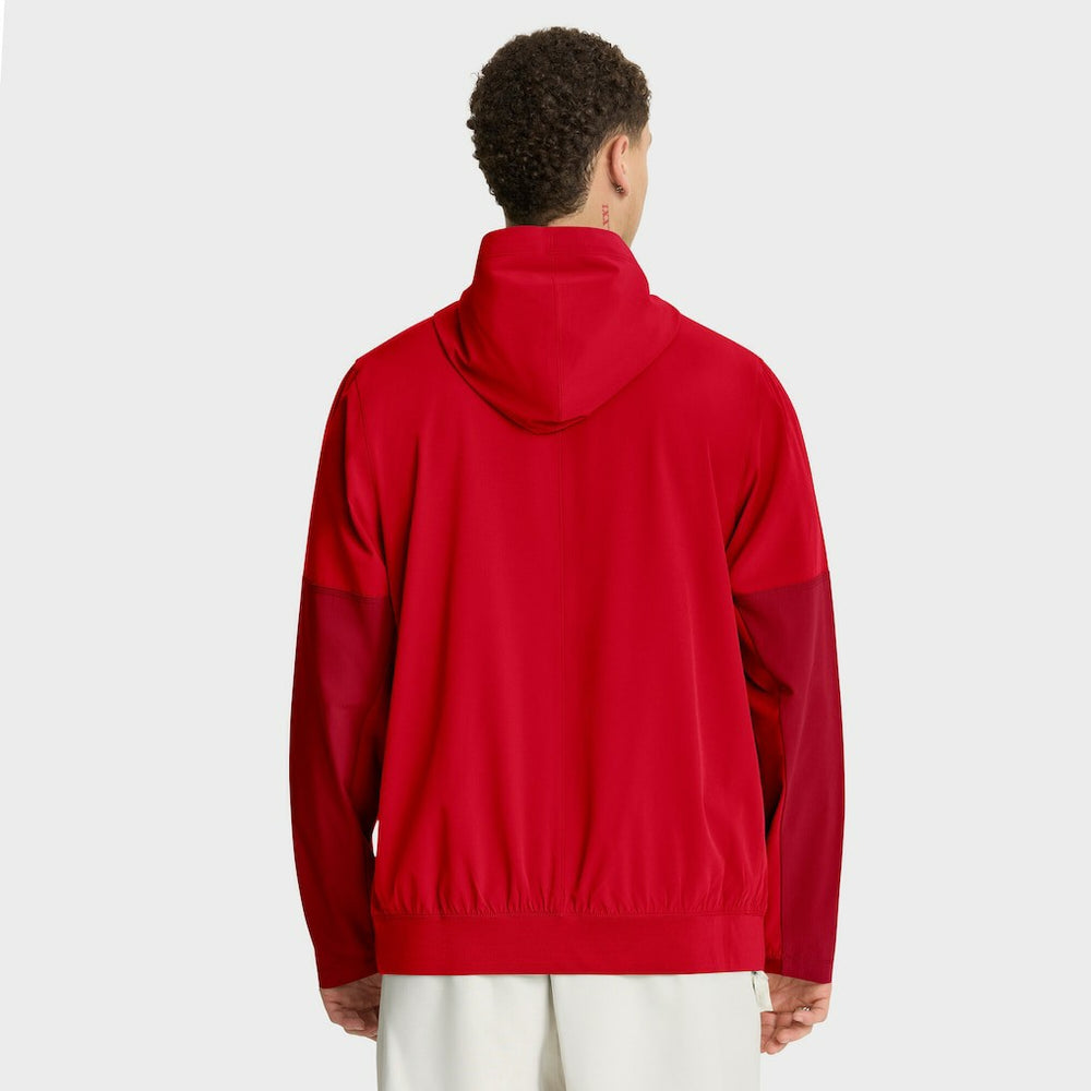 Kansas City Chiefs Sideline Anorak Half-Zip Hoodie Jacket - Red - Nike