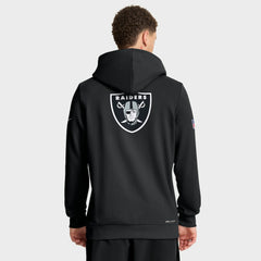 Las Vegas Raiders Sideline Standard Issue Utility Player Dri-FIT Full-Zip Hoodie - Black - Nike