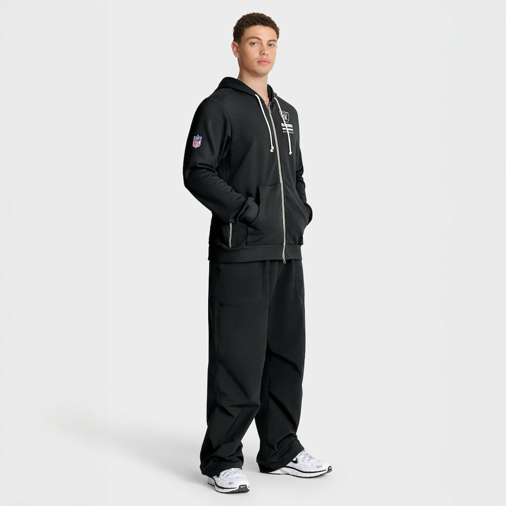 Las Vegas Raiders Sideline Standard Issue Utility Player Dri-FIT Full-Zip Hoodie - Black - Nike