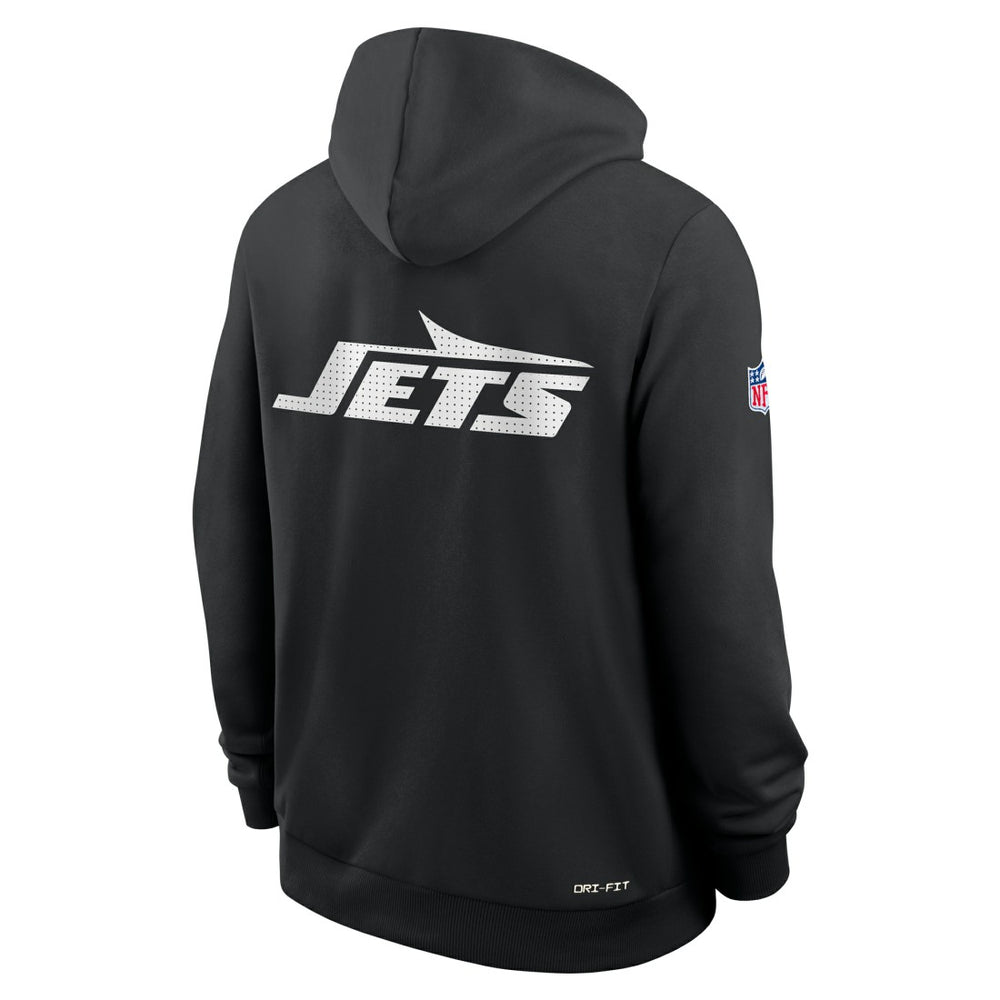 New York Jets Sideline Standard Issue Utility Player Dri-FIT Full-Zip Hoodie - Black - Nike