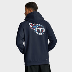 Tennessee Titans Sideline Standard Issue Utility Player Dri-FIT Full-Zip Hoodie - Navy - Nike