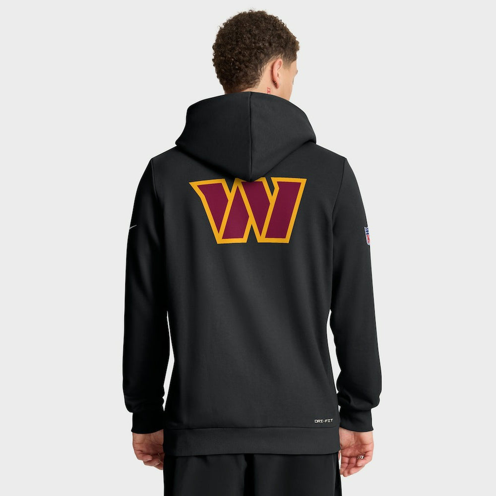 Washington Commanders Sideline Standard Issue Utility Player Dri-FIT Full-Zip Hoodie - Black - Nike