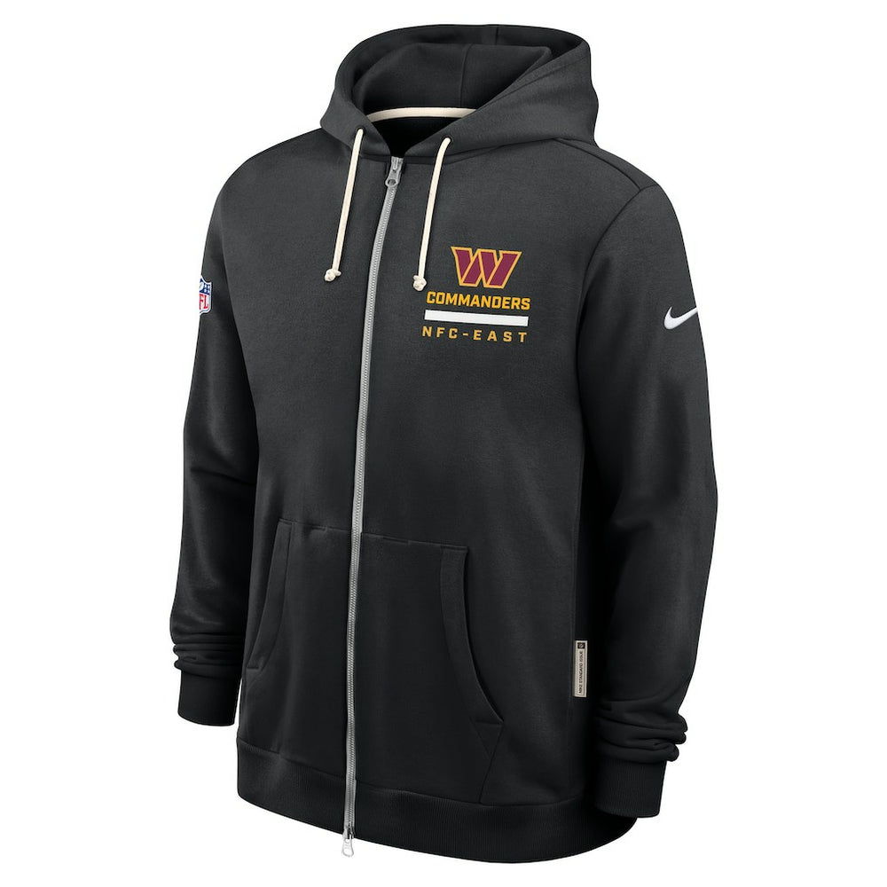 Washington Commanders Sideline Standard Issue Utility Player Dri-FIT Full-Zip Hoodie - Black - Nike